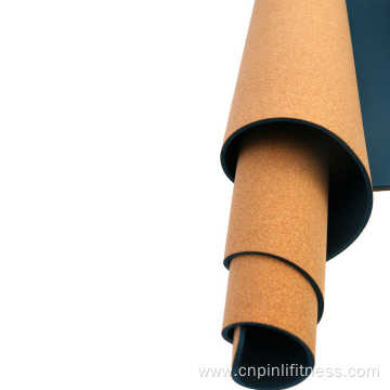 Eco-friendly cork and TPE Yoga mat